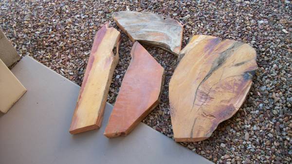 4 WOOD SLABS