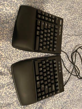 KINESIS USB-A Freestyle Pro Quiet Ergonomic Split Mechanical Keyboard 1