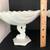 Antique Pair Westmoreland Milk Glass Koi Fish Compote Bowls 5 thumbnail