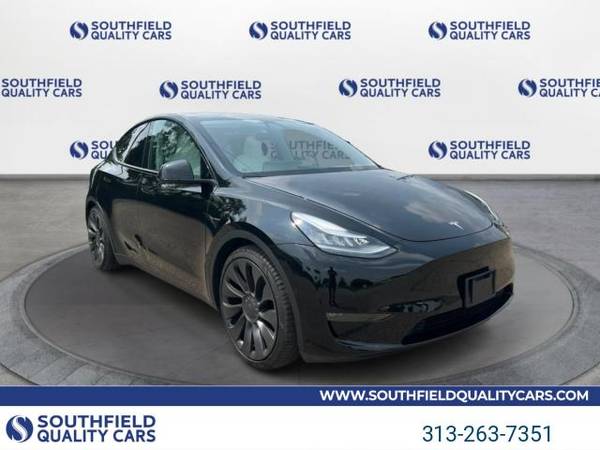 2020 Tesla Model Y Performance suv Solid Black 1