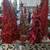 STUNNING 33 Red Christmas Trees Made of Glass / Metal / Fabric & more! 7 thumbnail