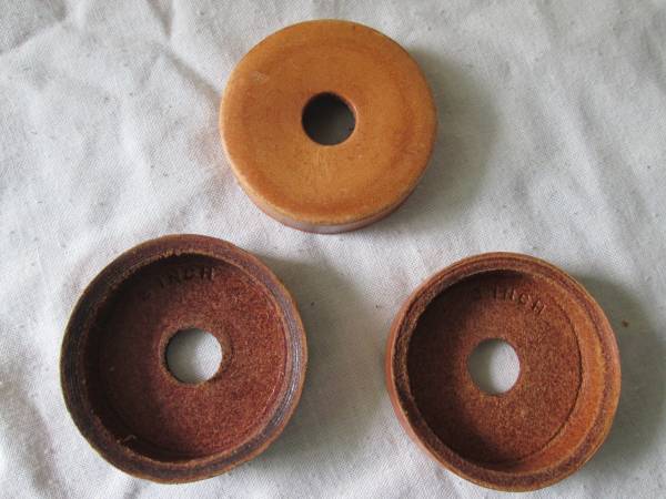 2 Inch Leather Cup Seals Set of 3 1