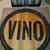 Wine " VINO " Wall Hanging Wood Barrel Top 1 thumbnail