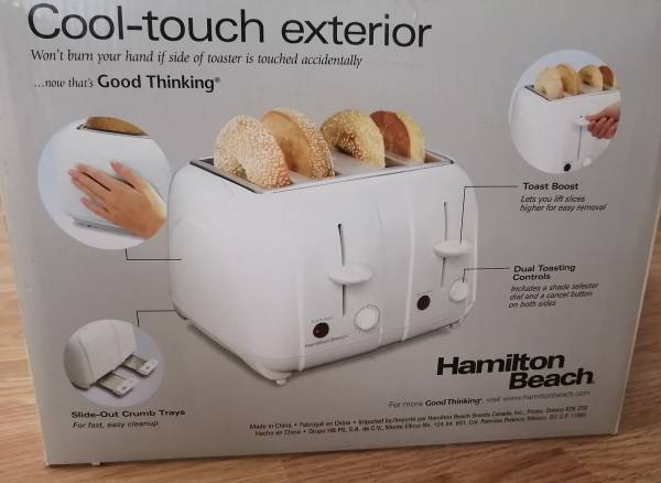 Hamilton Beach 4 slice toaster - New 1