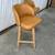 Pair of Article Alta Leather Swivel Counter Stools -Light Oak&Taos Tan 5 thumbnail