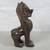 Asian Chinese Temple Guardian Foo Dog Heavey Basss/Bronze Statue 5 thumbnail