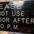 Sign - Please Do Not Use This Door After 7:00  P.M. 3 thumbnail