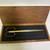 Vintage Solingen Germany Brass Scissors in 4.5x11” Wood Case 2 thumbnail