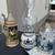 Beer Steins, Vintage Lamp, silver plated tray, 6 brass napkin holders 1 thumbnail