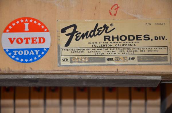 Fender Rhodes and Synths Tuned and Cleaned 1