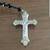 Religious Jewelry - Rosary - Cross w Face of Jesus - Costume Jewelry 7 thumbnail