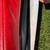 Red SPALDING VINTAGE VINYL Golf Cart Bag 3 Way Divider Red/White Singl 10 thumbnail