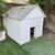 Extra Large White Dog House 5’ h x 6’ L 2 thumbnail