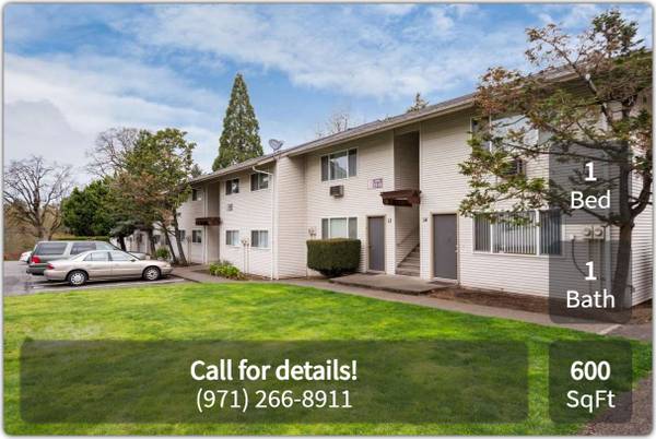 $1,325 / 1br - 600ft2 - Ubicación conveniente en Portland - ¡Venga a ver nuestro departamento de 1 habitación / 1 baño! (Portland - Cerca de Barbur Boulevard)63831251010817121