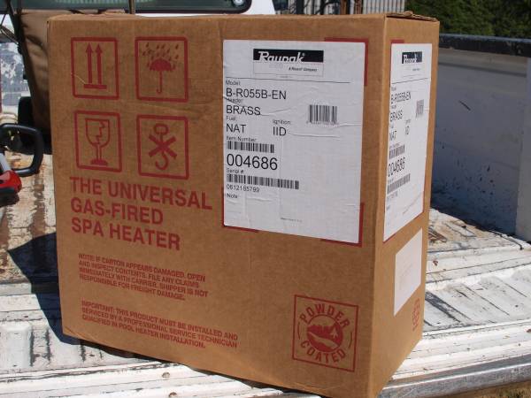 Raypak 55K BTU Gas Spa & Hot Tub heater 1