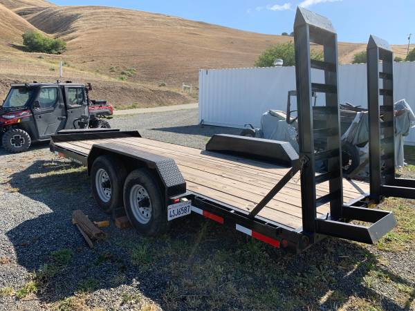 2018 PEQUEA Flatbed Trailer SST 18' Bed 1