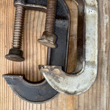 2 Jorgensen Heavy Duty 4 inch C-Clamps 1