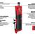 Milwaukee M12 Straight Die Grinder W/ 2x 5AH High Output Batteries & Charger Kit 8 thumbnail