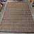 New 6’7” x 9’ Indoor/Outdoor Natural Stripes Brown Area Rug 1 thumbnail