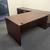 Free L-Shaped cherry laminate desks Local Delivery available 3 thumbnail