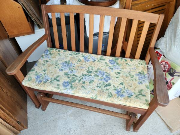 Loveseat glider bench 1