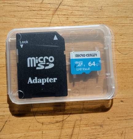 MicroSD Memory Card + Adapter, 64GB 1