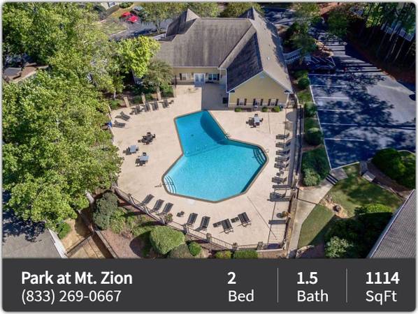 $1,413 / 2br - 1114ft2 - Right on public transit, for easy commuting! Park at Mt. Zion Apartmen (Jonesboro)63964128155651121