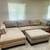 •LIKE NEW• Beige Sectional Sofa with Ottoman 1 thumbnail