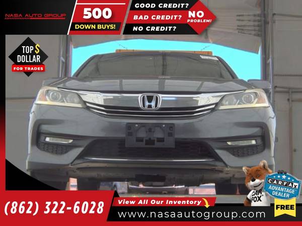 2016 Honda Accord Sedan V6 V 6 V-6 Auto EXL V6 Auto EX L V6 Auto EX-L - $8,790 (The price in this ad is the downpayment)63654722308099122