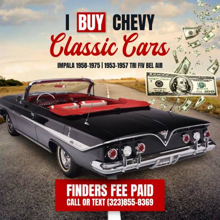 I BUY CHEVY CLASSIC CARS IMPALA 1953 TRI FIV BEL AIR 1
