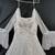 White Wedding Dress- size 8- with Sleeves 2 thumbnail
