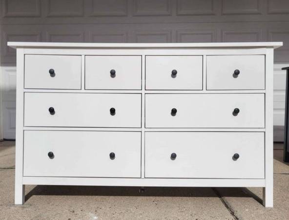 Ikea hemnes white 8 drawer dresser 1