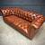 Genuine Victorian Buttoned Leather Chesterfield Sofa 3 thumbnail