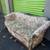 Vintage French style wood framed sofa 3 thumbnail