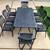 Patio Set Hanamint Lexington Pinecrest Outdoor Patio Furniture 9pc Dining Set-84 15 thumbnail
