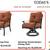 Patio Dining Table, Chairs, Umbrella & Stand 10 thumbnail