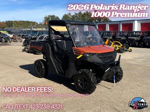 2026 Rover Rust Polaris Ranger 1000 Premium! As Low As $247 WAC! 1