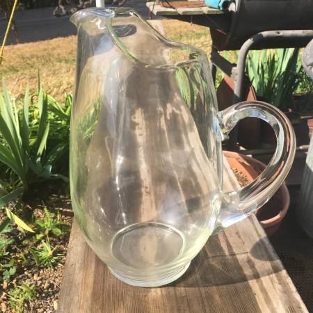 Handmade Crystal Glass Pitcher 1