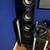 Denon Receiver with 2 tower speakers and center speaker 3 thumbnail