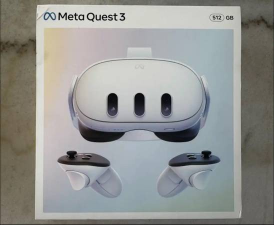 Meta Quest 3 512GB - Near Mint Condition with Extras