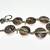 Artisan Made Bracelet Brown/White Shells Set in Sterling Silver Dangle 3 thumbnail