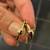 Brand New 18K Yellow Gold Hoop Earrings with the Ladybug (from Italy) 1 thumbnail
