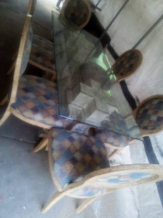 Dinning table and chairs 1