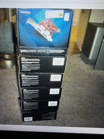 SimpleTech 3GB FP-PCXE ProSpeed eSATA Card New! 1