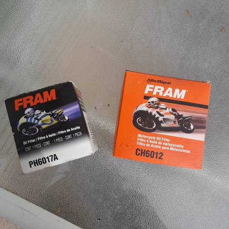 Motorcycle filters 1