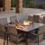 MADRID 9 PIECE PATIO FIRE DINING SET FROM COSTCO 1 thumbnail
