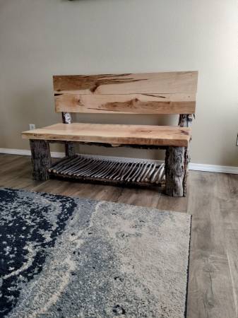 Custom 100% Maple Bench 1