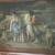 HUGE 49"X36" ANTIQUE NEOCLASSICAL STYLE PAINTING OF LOVERS IN GARDEN 2 thumbnail