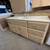 61"W x 31.5"T x 22"D Lt Tan Bathroom Vanity Cultured Marble Top Used 3 thumbnail