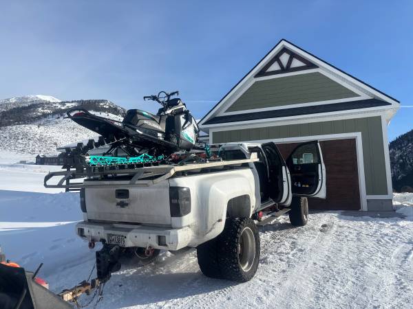 Sled deck snowmobile 1